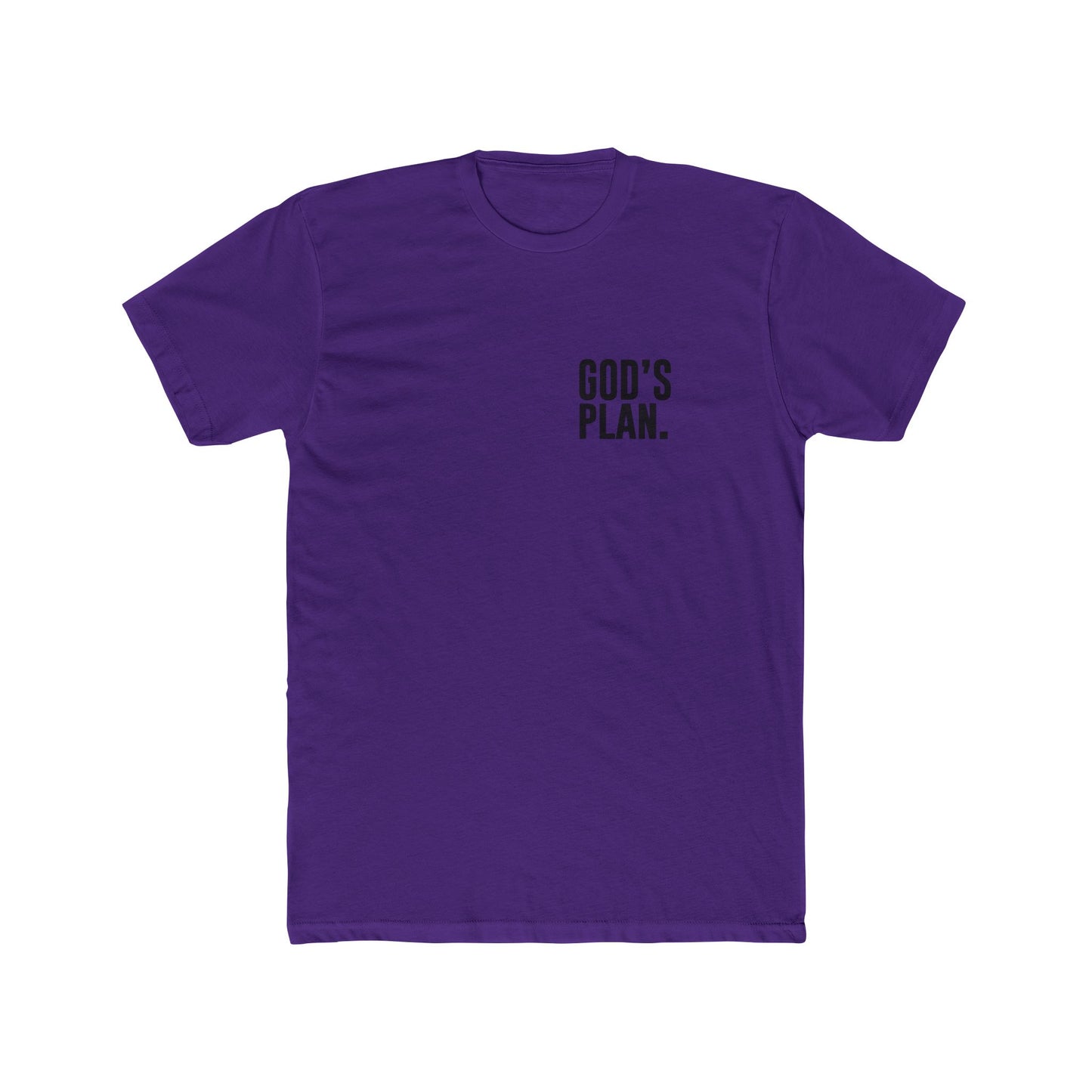 Printed Scripture T-Shirt — Unisex Cotton Crew with Front & Back Print