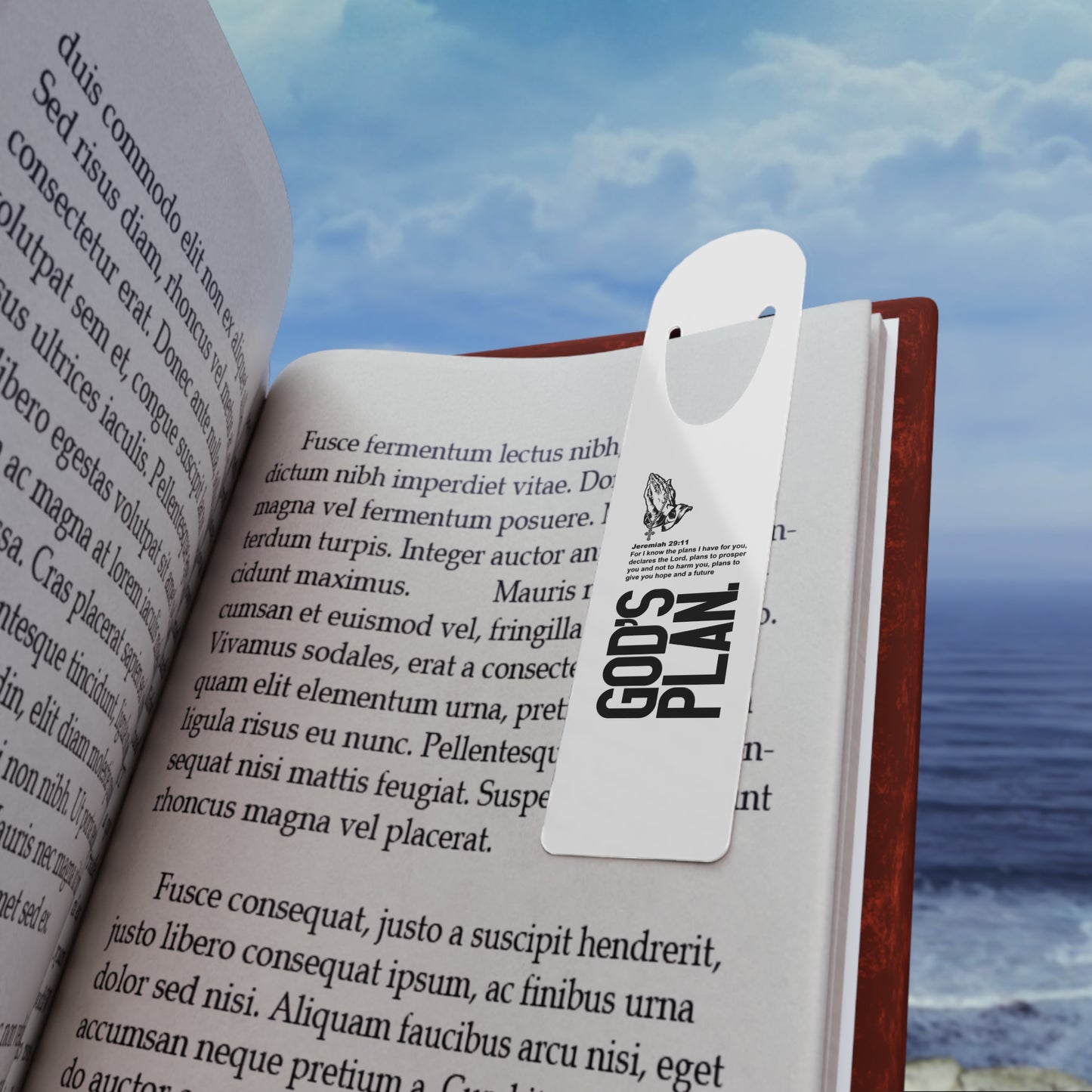 God's Plan with Scripture Bookmark — Inspirational Matte Finish