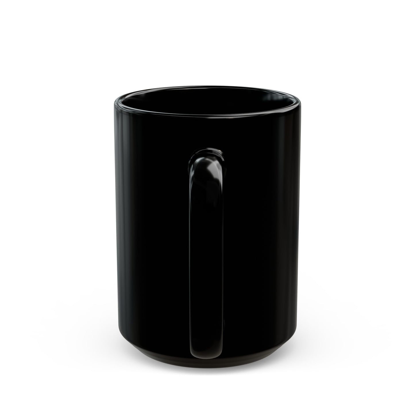 Black Colorful Butterfly Mug — 11oz & 15oz Ceramic Inspirational Coffee Cup