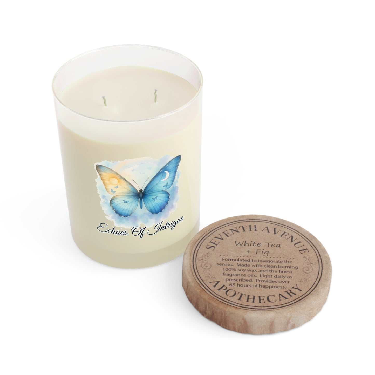 Echoes Of Intrigue Scented Soy Candle - Aromatherapy, Relaxation, Eco-Friendly Home Décor