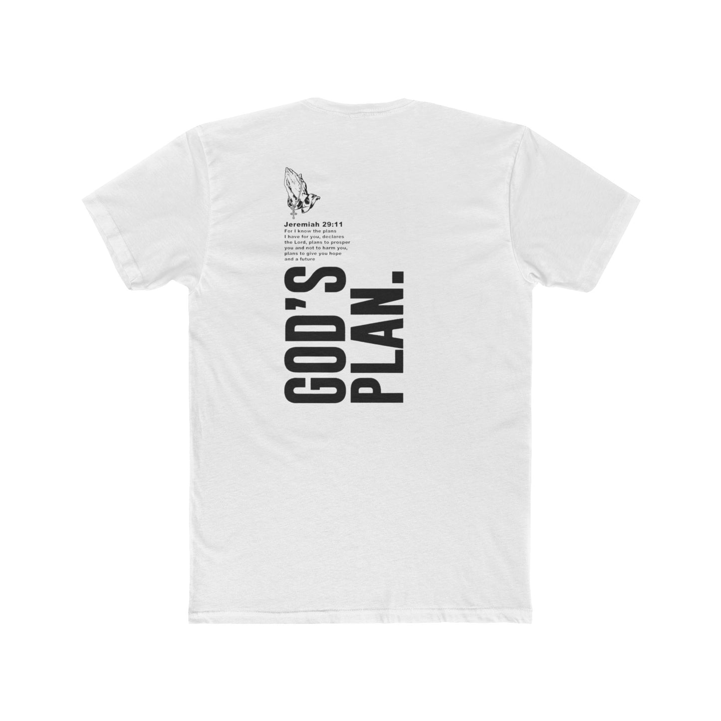 Printed Scripture T-Shirt — Unisex Cotton Crew with Front & Back Print