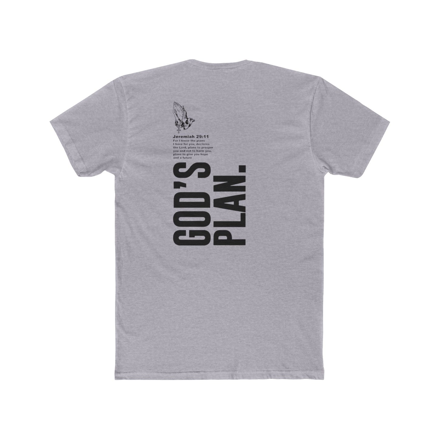 Printed Scripture T-Shirt — Unisex Cotton Crew with Front & Back Print