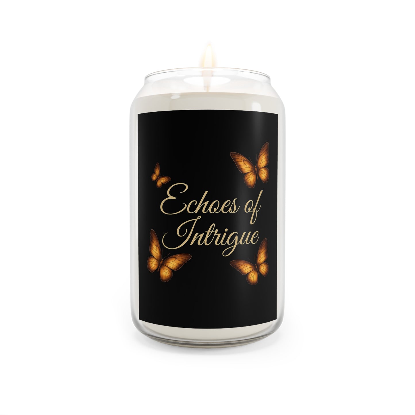 Soy Scented Candle with Butterfly Design | Aesthetic Home Décor