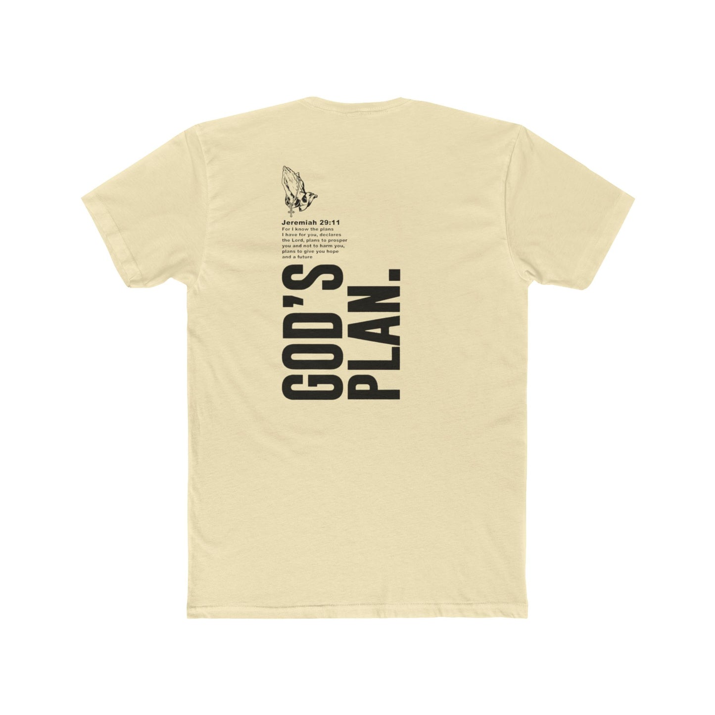 Printed Scripture T-Shirt — Unisex Cotton Crew with Front & Back Print