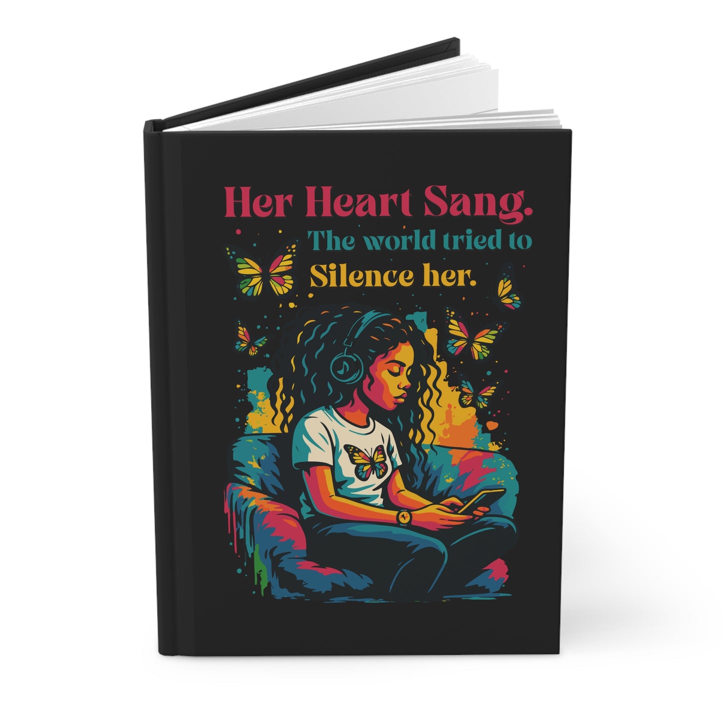 Her Heart Sang Journal — Empowering Women's Writing Notebook - Inspirational Quote Journal by Echoes of Intrigue