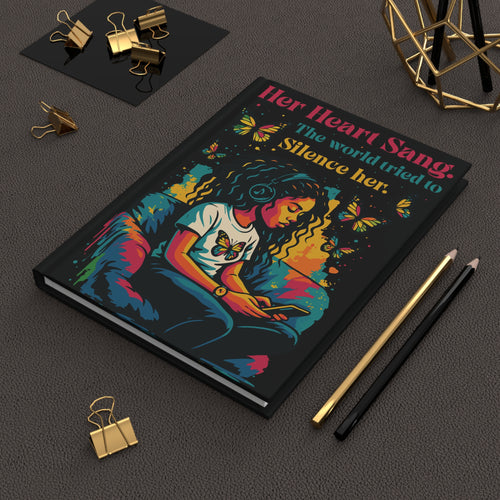 Her Heart Sang Journal | Empowerment Writing Notebook | Women's Inspirational Diary | Healing Journal | Self Love Guided Notebook Gift