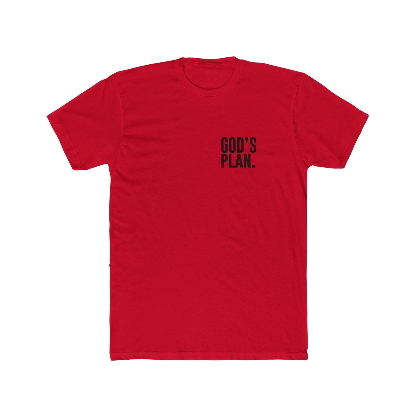 Printed Scripture T-Shirt — Unisex Cotton Crew with Front & Back Print