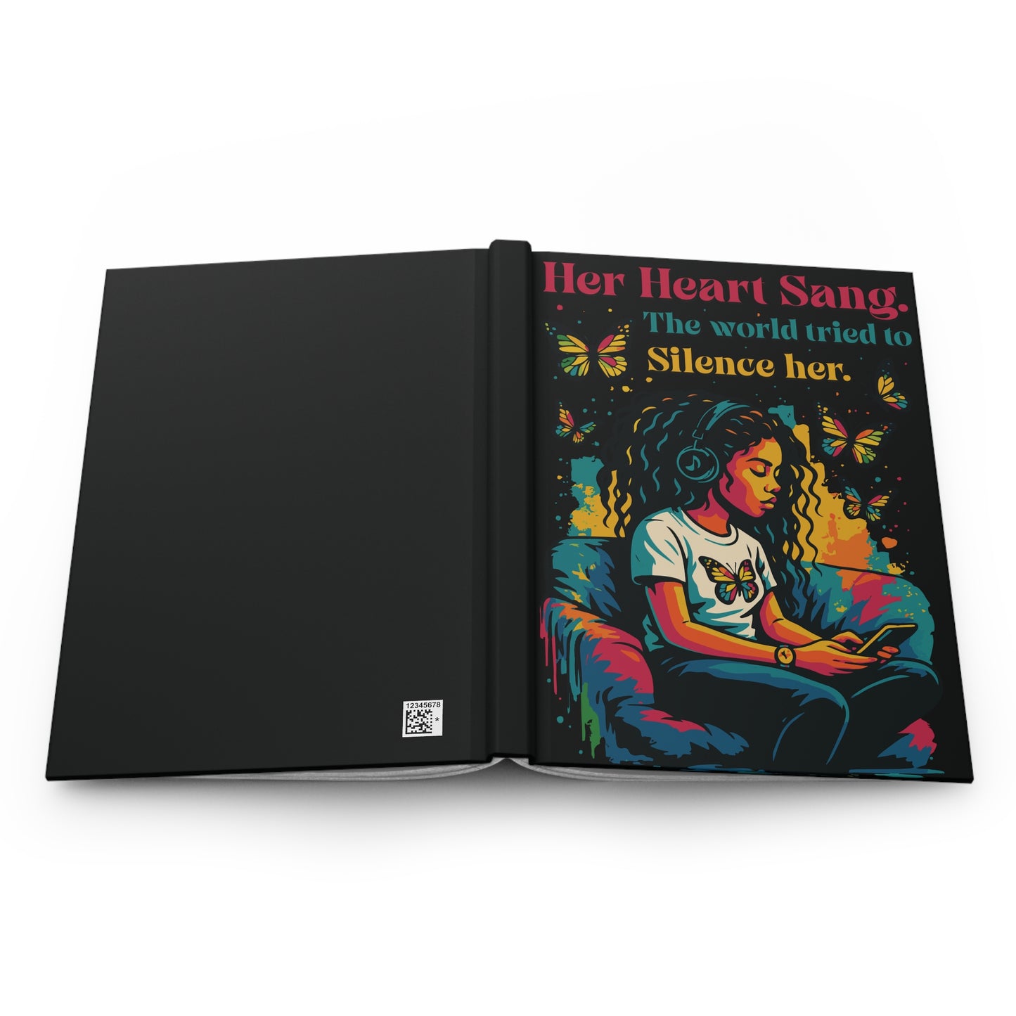 Her Heart Sang Journal | Empowerment Writing Notebook | Women's Inspirational Diary | Healing Journal | Self Love Guided Notebook Gift