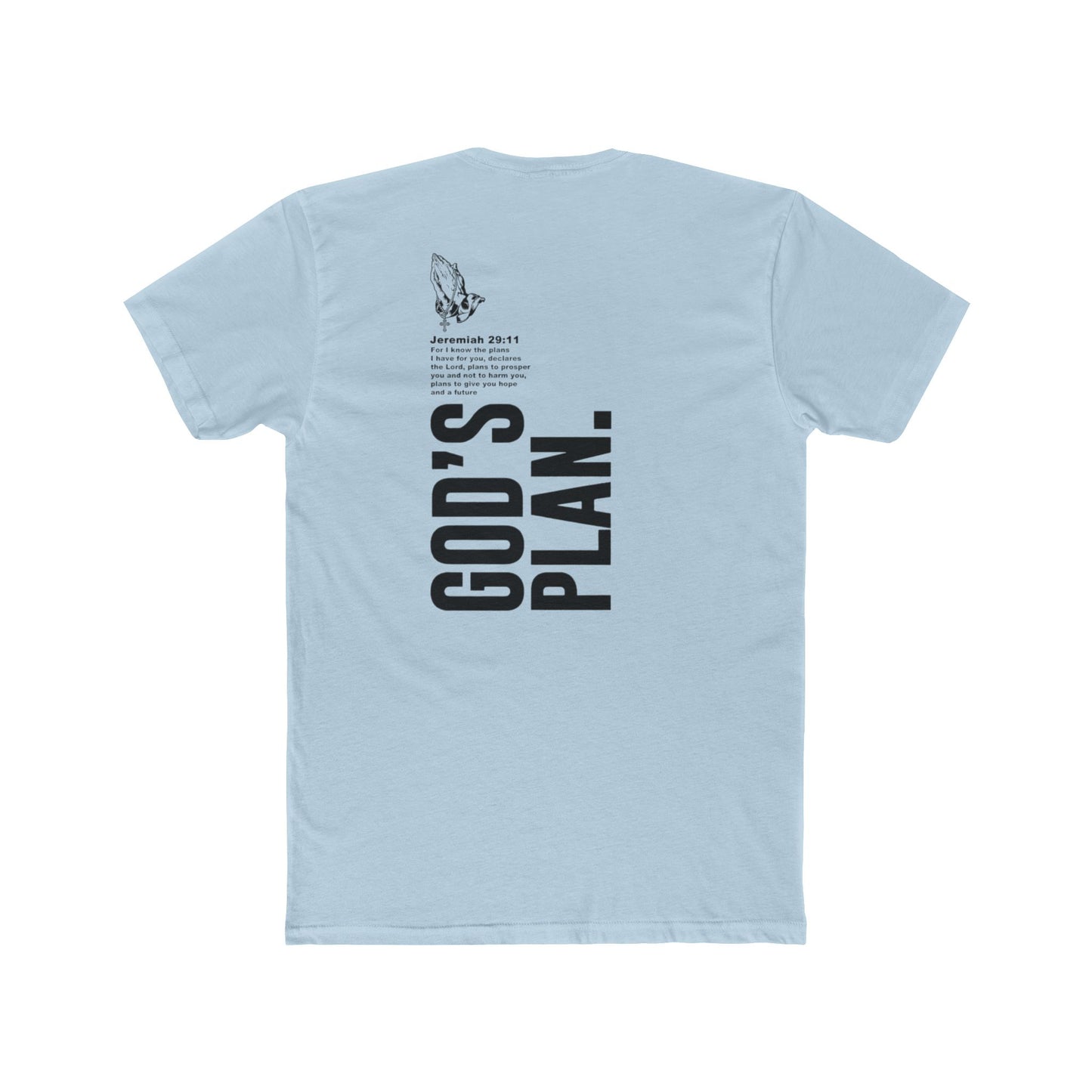 Printed Scripture T-Shirt — Unisex Cotton Crew with Front & Back Print