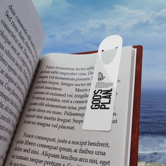 God's Plan with Scripture Bookmark — Inspirational Matte Finish