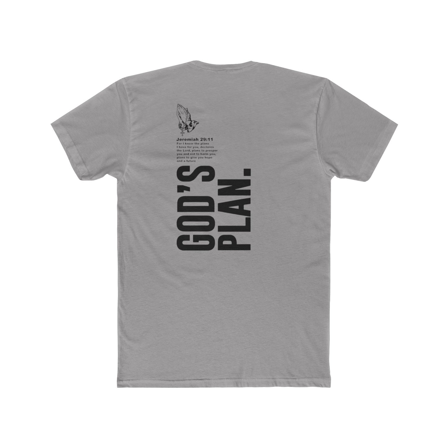 Printed Scripture T-Shirt — Unisex Cotton Crew with Front & Back Print