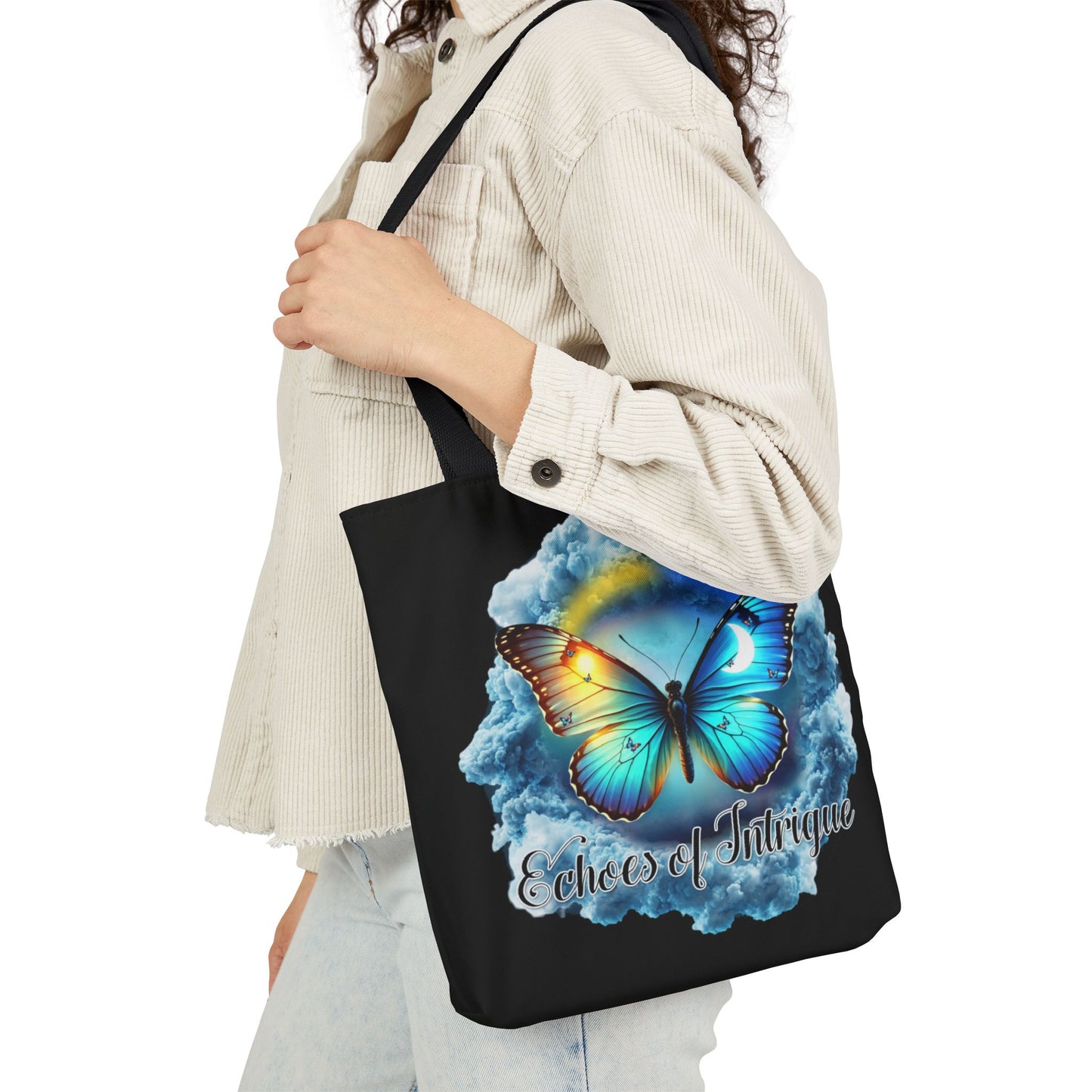 Butterfly Tote Bag - Self Love Tote, Inspirational Canvas Bag, Gift for Women