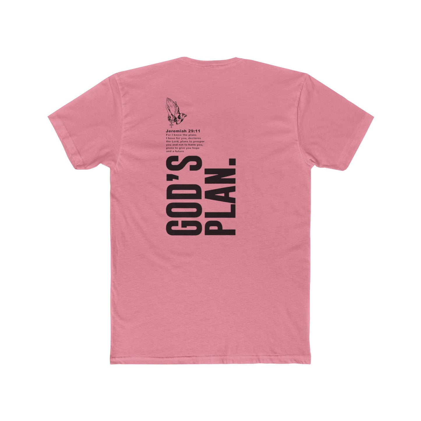 Printed Scripture T-Shirt — Unisex Cotton Crew with Front & Back Print