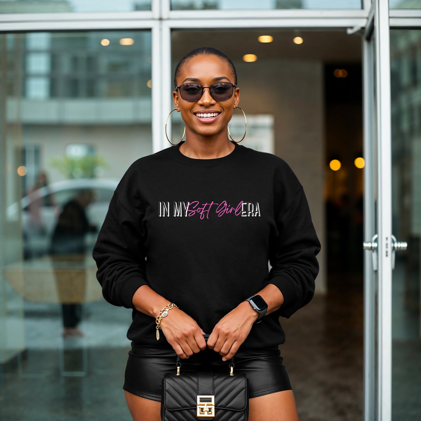Soft Girl Era Sweatshirt | Cozy Feminine Crewneck | Aesthetic Women's Pullover for Everyday Comfort