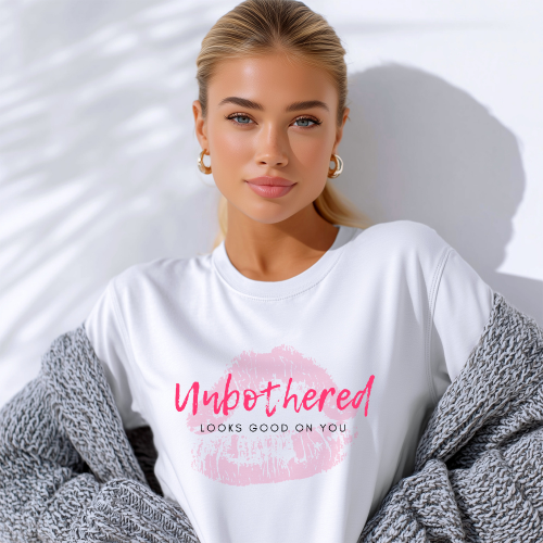 Unbothered Looks Good On You T-shirt | Inspirational T-shirt For Mom | Women Empowerment Tee
