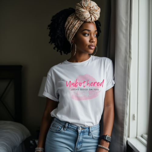 Unbothered Looks Good On You T-shirt | Inspirational T-shirt For Mom | Women Empowerment Tee