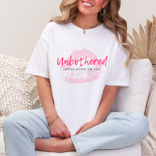 Unbothered Looks Good On You T-shirt | Inspirational T-shirt For Mom | Women Empowerment Tee