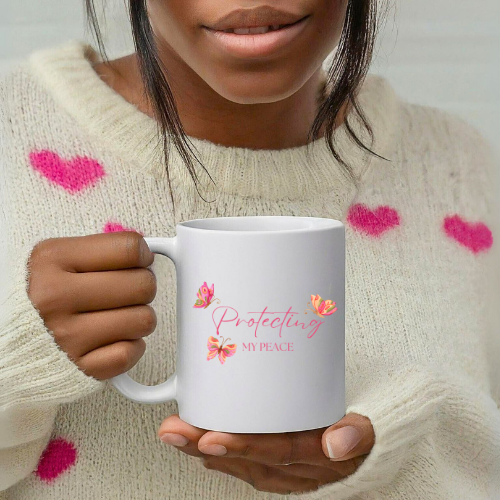 Protecting My Peace Mug | Inspirational Mug  Coffee Ceramic Mug