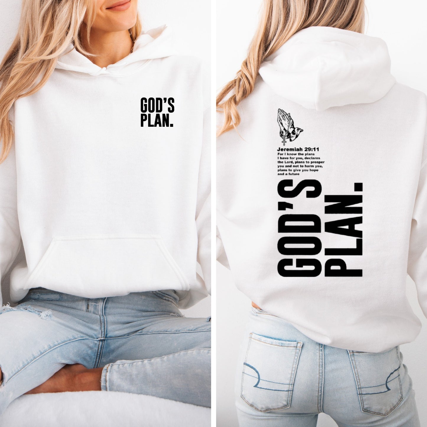 God's Plan Hoodie |  Faith-Inspired Pullover | Empowerment Gift For Men and Women