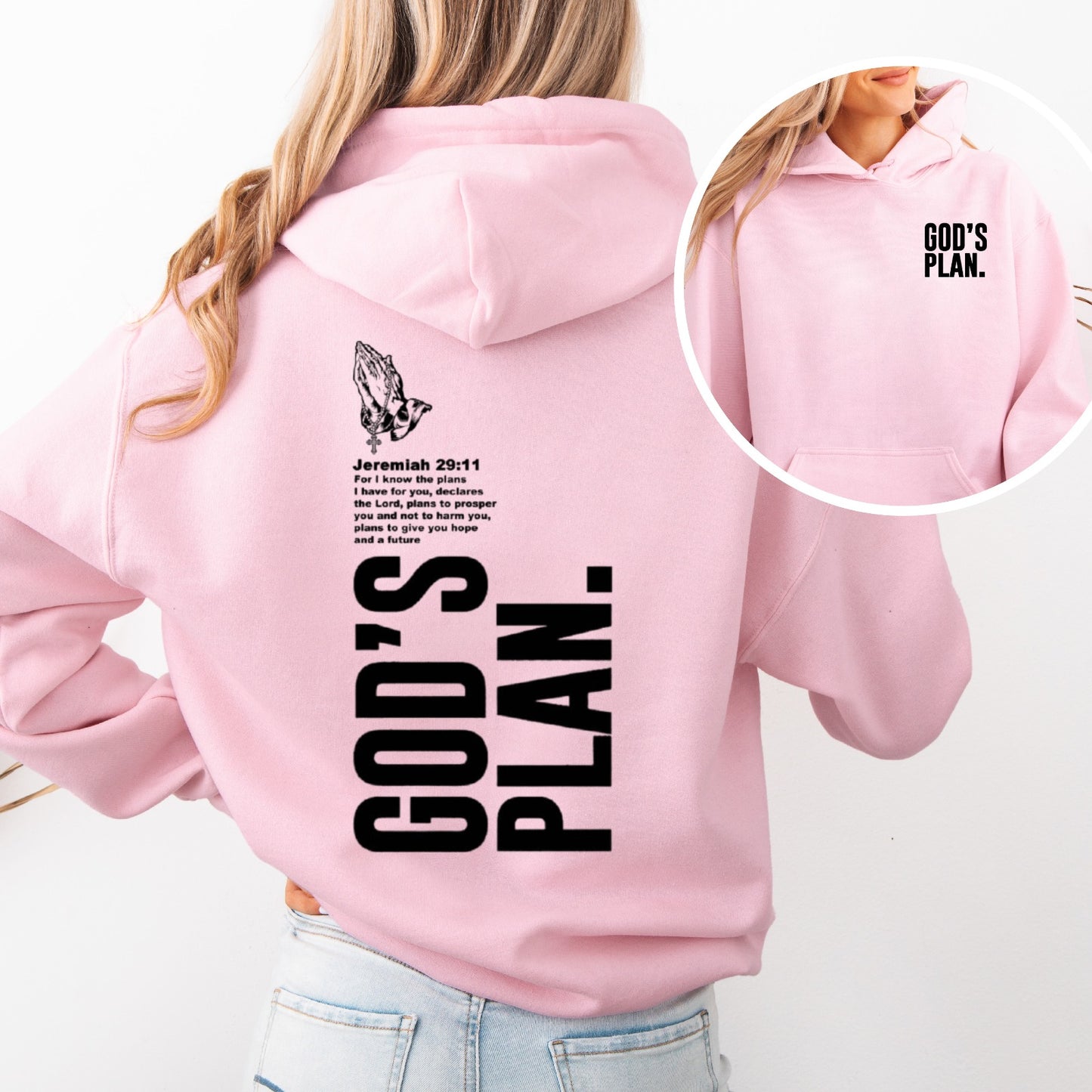 God's Plan Hoodie |  Faith-Inspired Pullover | Empowerment Gift For Men and Women