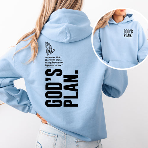 God's Plan Hoodie |  Faith-Inspired Pullover | Empowerment Gift For Men and Women