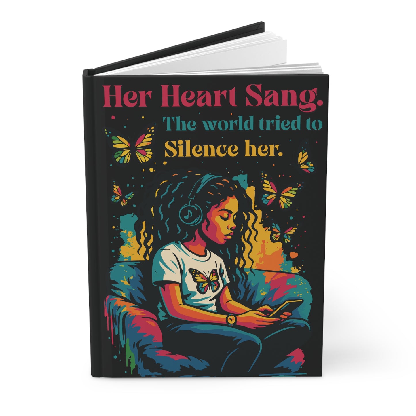 Her Heart Sang Journal | Empowerment Writing Notebook | Women's Inspirational Diary | Healing Journal | Self Love Guided Notebook Gift