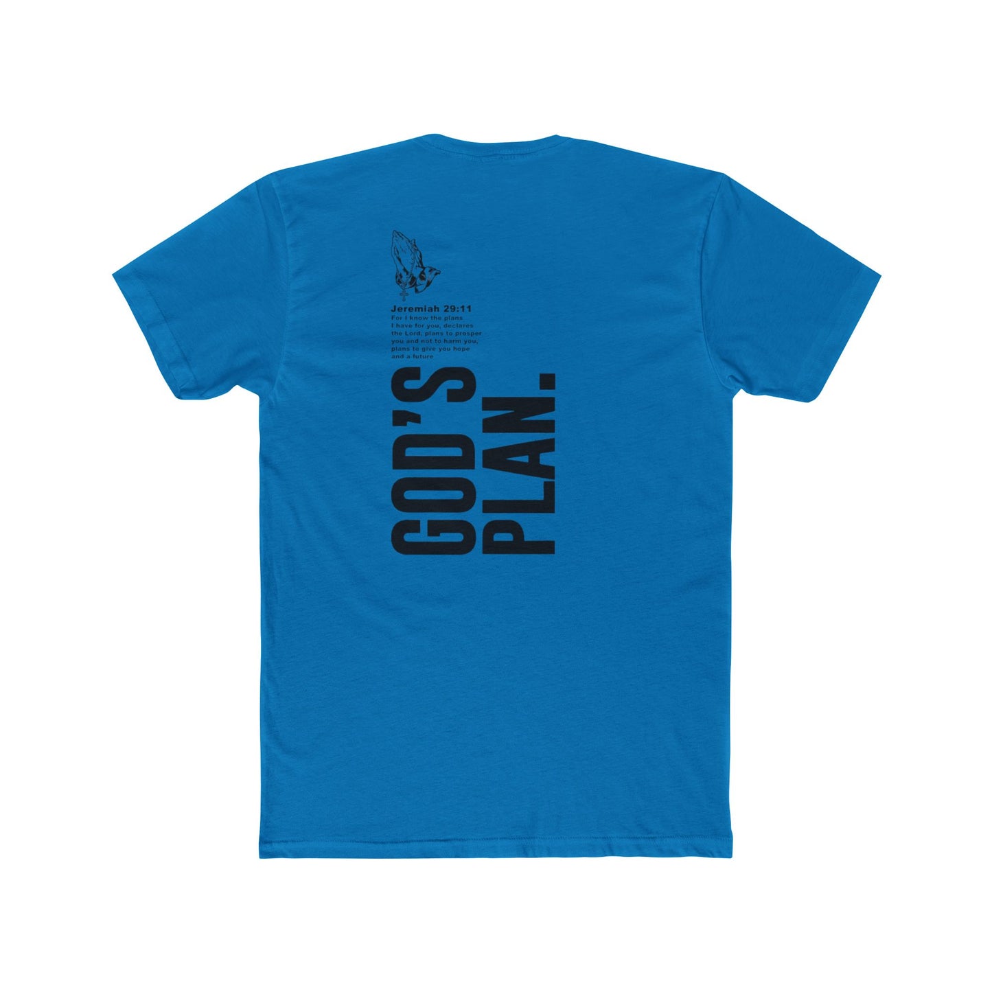 Printed Scripture T-Shirt — Unisex Cotton Crew with Front & Back Print