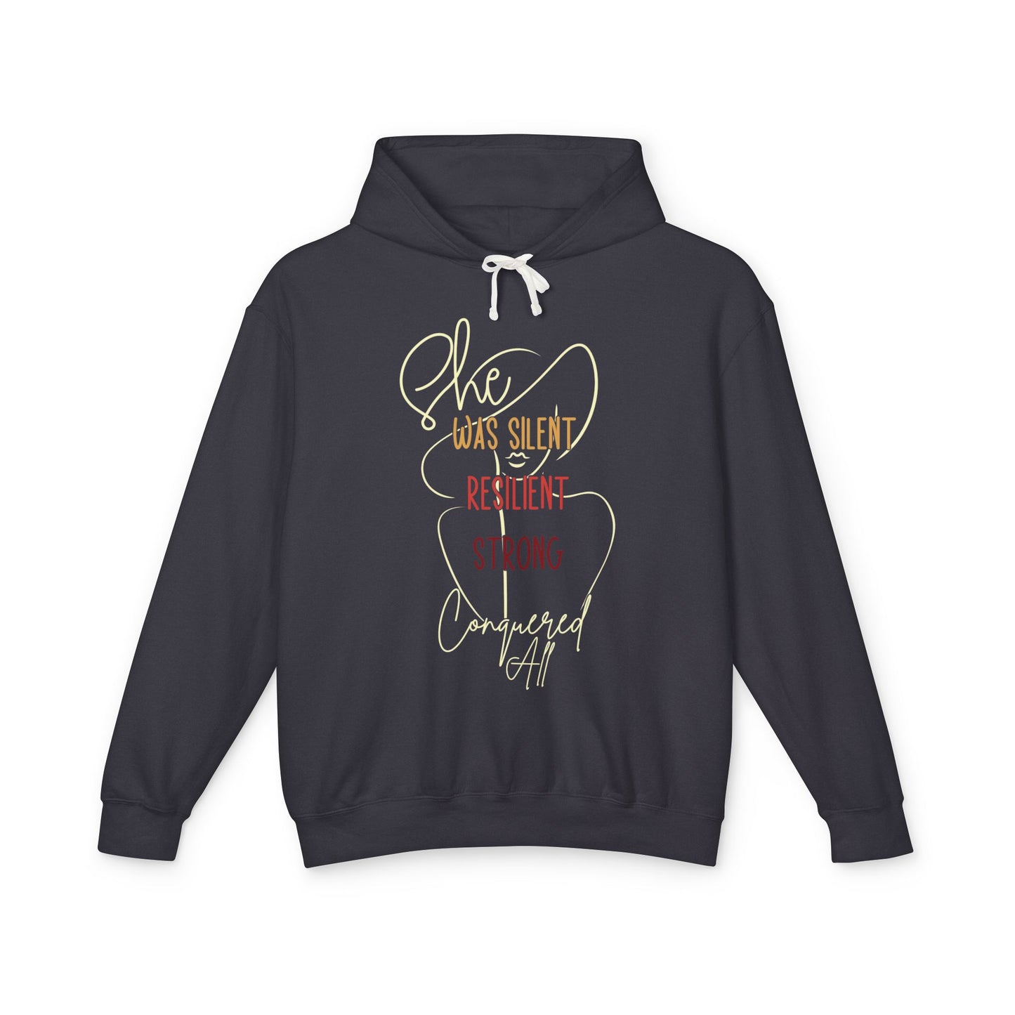 She Was Silent Resilient Strong Conquered All Hoodie | Empowerment Apparel