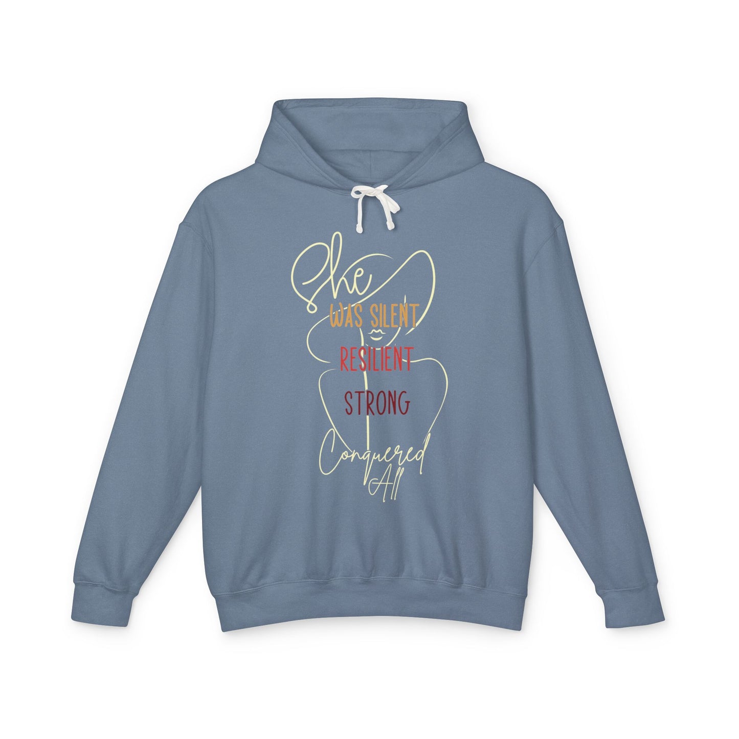 She Was Silent Resilient Strong Conquered All Hoodie | Empowerment Apparel