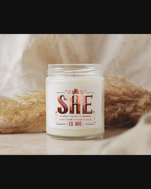 Self Love Soy Candle 9oz | Affirmation Scented Candle for Women | Empowerment Gift