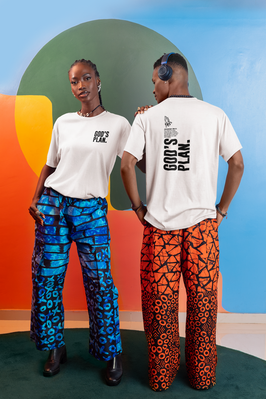 Printed Scripture T-Shirt — Unisex Cotton Crew with Front & Back Print